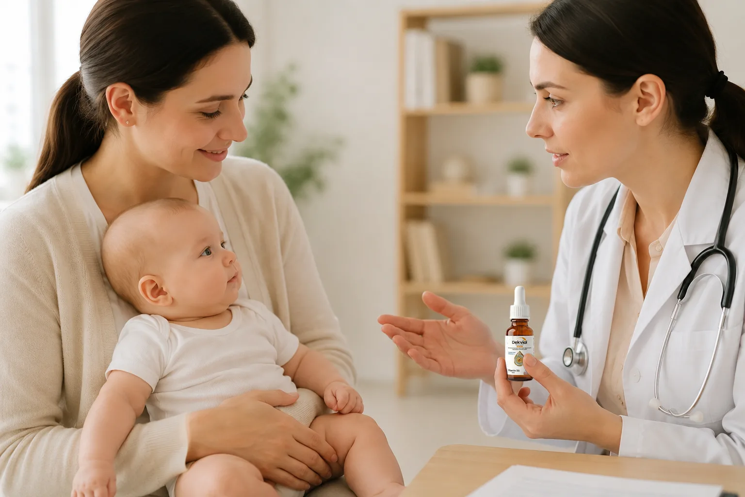 Pediatric consultation about Vitamin D for newborn babies